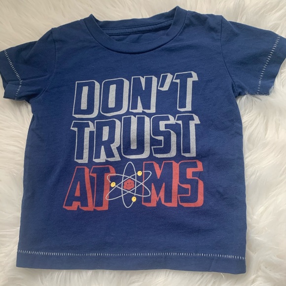 Soft Blue Science Graphic Tee by Peek, 6-12M - Picture 1 of 3